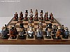 Alice In Wonderland Hand Painted Theme Chess Set